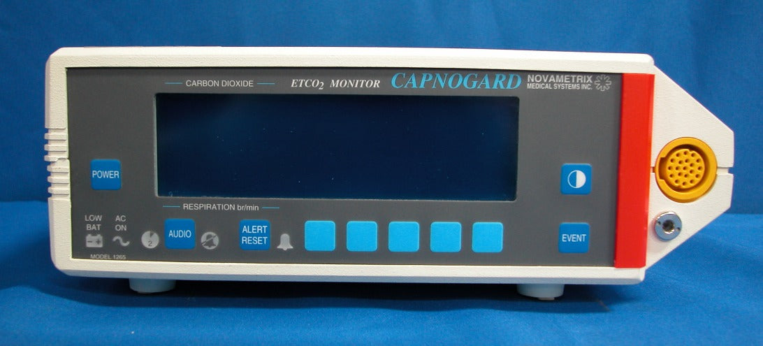 Novametrix 1265 Capnogard EtCO2 Monitor