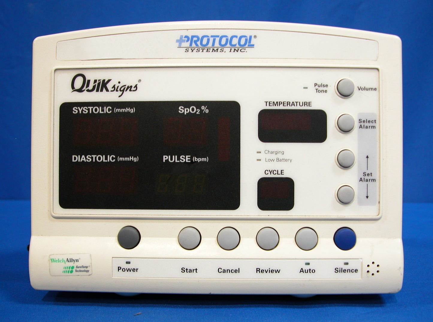 Welch Allyn QUIKsigns Monitor [NIBP, SpO2, Temp, Pulse, Printer]