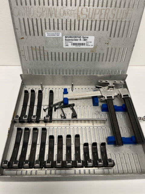 KOROS SUPER SLIDE II LAMINECTOMY RETRACTOR SET
