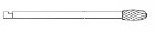 4.0mm X 55.0mm Oval Osteotomy Bur