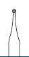 Pack of 5 - STRYKER TYPE 1.0MM ROUND FLUTED BUR, MEDIUM