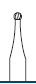 Pack of 5 - STRYKER TYPE 2.0MM ROUND FLUTED BUR, MEDIUM