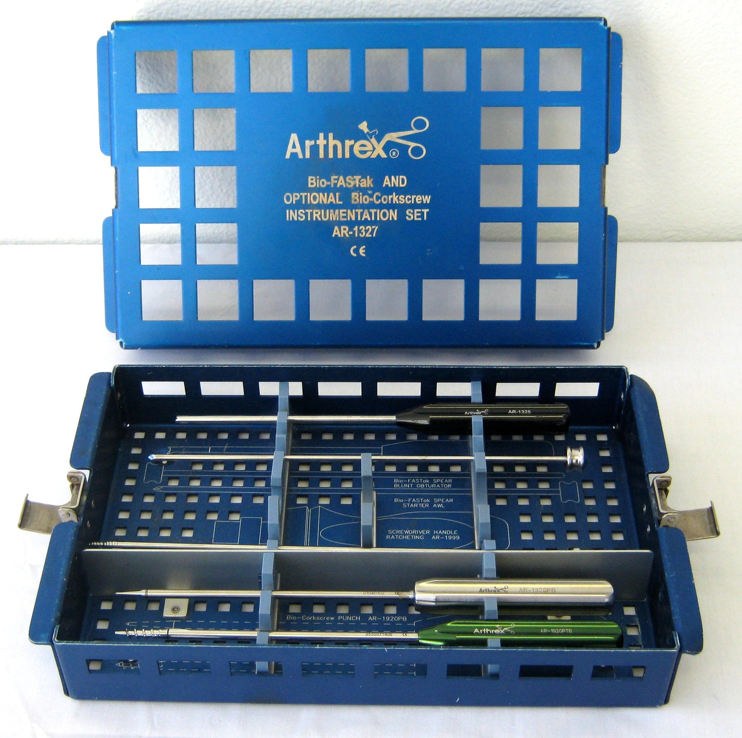 Arthrex AR-1327S Bio-FASTak And Optional Bio-Corkscrew Instrumentation Set