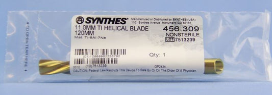 Synthes 11.0mm X 120mm Ti Helical Blade