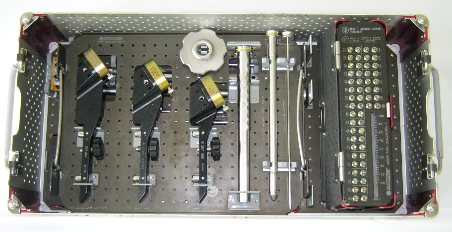 Synthes 105.643 Titanium Trochanteric Fixation Nail Locking Set, With Locking Screws