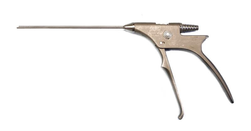 LINVATEC SHUTT 51.1001 Blunt, 3.4mm dia. Suction Punch Forceps