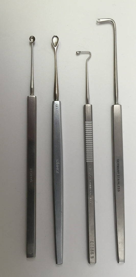 MICRO PROBES, SINGLE HOOKS, CURETTES - USED