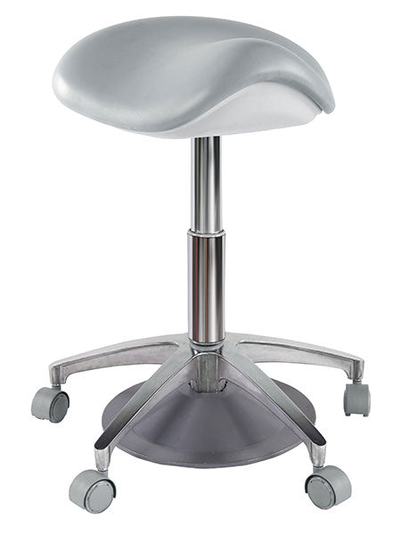 W.e. -new-  Foot Operated Pneumatic Saddle Stool