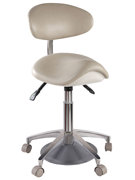 W.e. -new- Foot Activated Pneumatic Saddle Stool